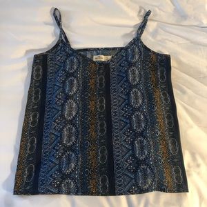 Patterned Hollister Tank Top